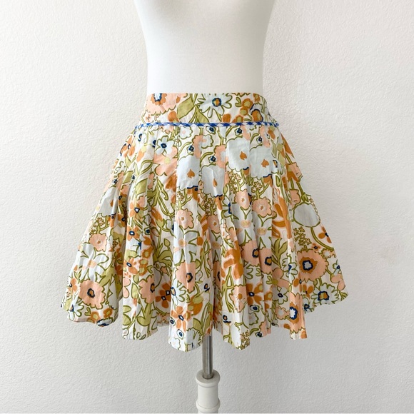 Cleobella Dresses & Skirts - CLEOBELLA NORA FLORAL PL ATER MINI SKIRT